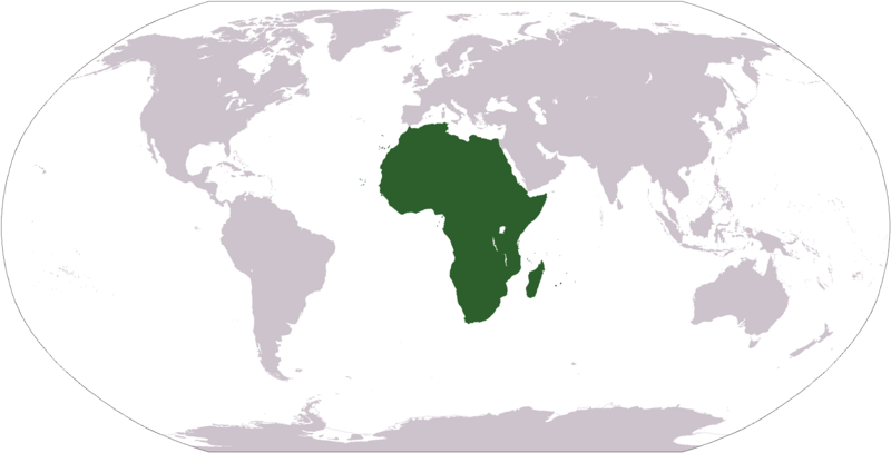 Karte von Afrika wird geladen....