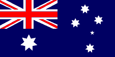 Landkarte Australien