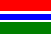Flagge von Gambia