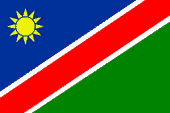 Landkarte Namibia