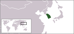 Karte S�dkorea
