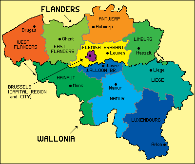 Regionen Belgien