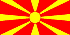 Landkarte Mazedonien