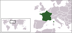 Karte Frankreich
