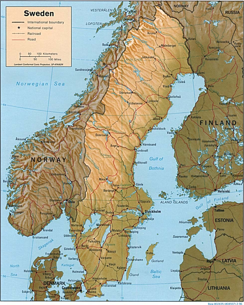 Schwedenkarte
