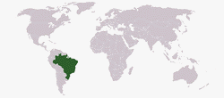 Karte Brasilien